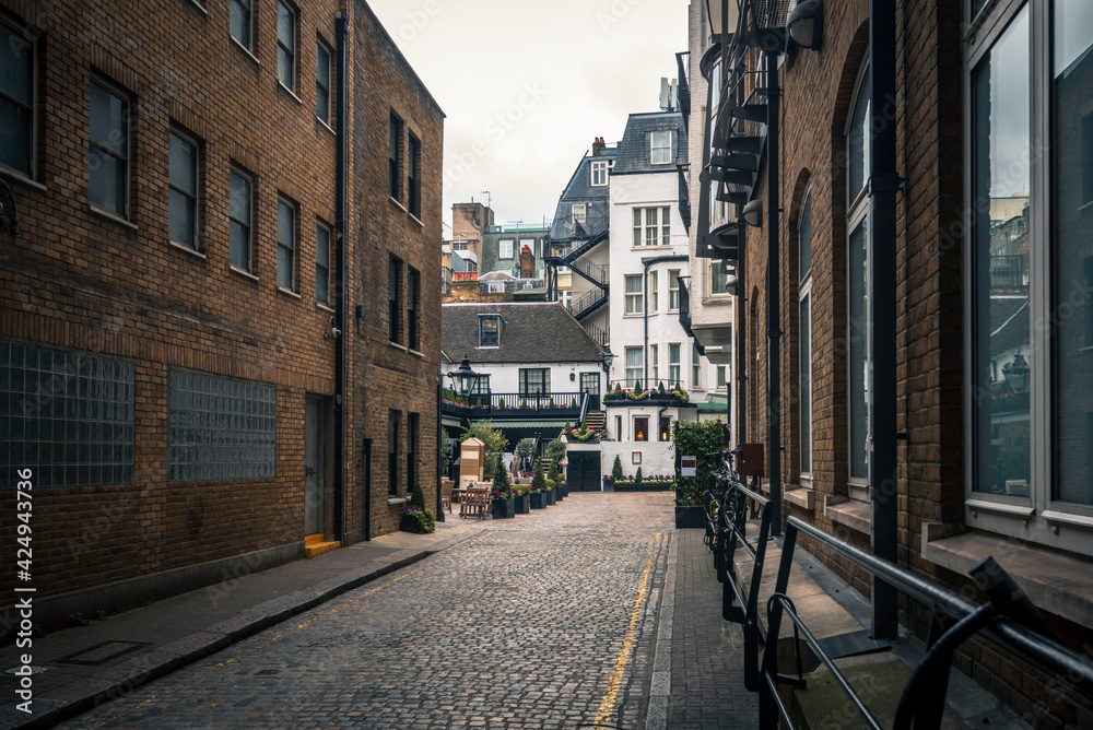 A small courtyard in London city, UK