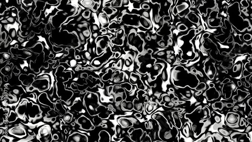 Wallpaper Mural Black and white video with abstract, blurry spots in motion Torontodigital.ca