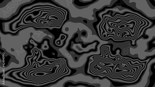 Wallpaper Mural Abstract rearrangement of black and gray bars Torontodigital.ca