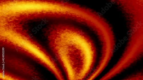 Wallpaper Mural Red, abstract patterned pattern in a smooth glide over a dark background Torontodigital.ca