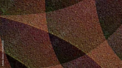 Wallpaper Mural Moving dark particles in an abstract polygon Torontodigital.ca