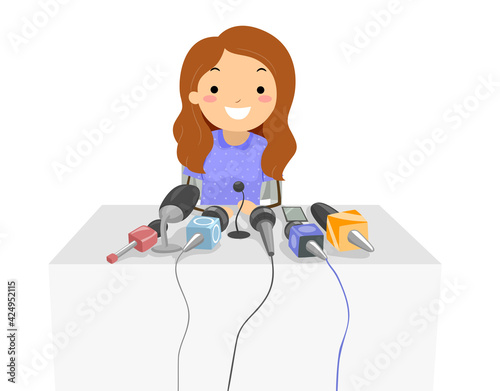 Stickman Teen Girl Press Co...