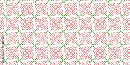 ピンクの花のかわいい繰り返しのパターン