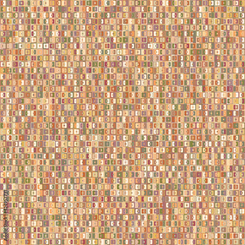 Seamless pattern. Multi-colored elements. Rectangles and squares.