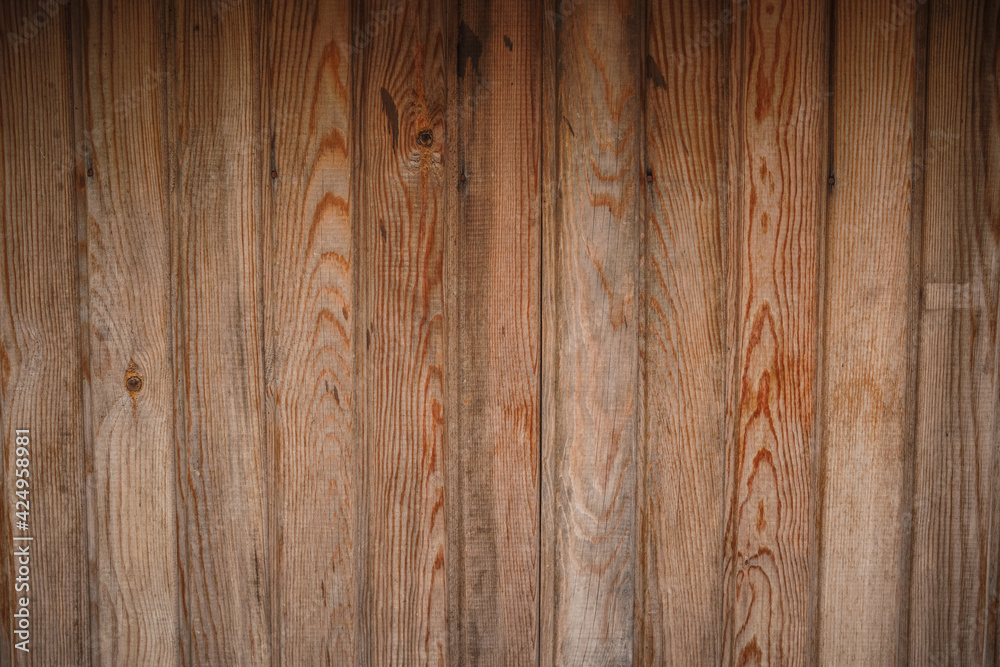 Fototapeta premium Brown wood texture. Abstract background, blank template