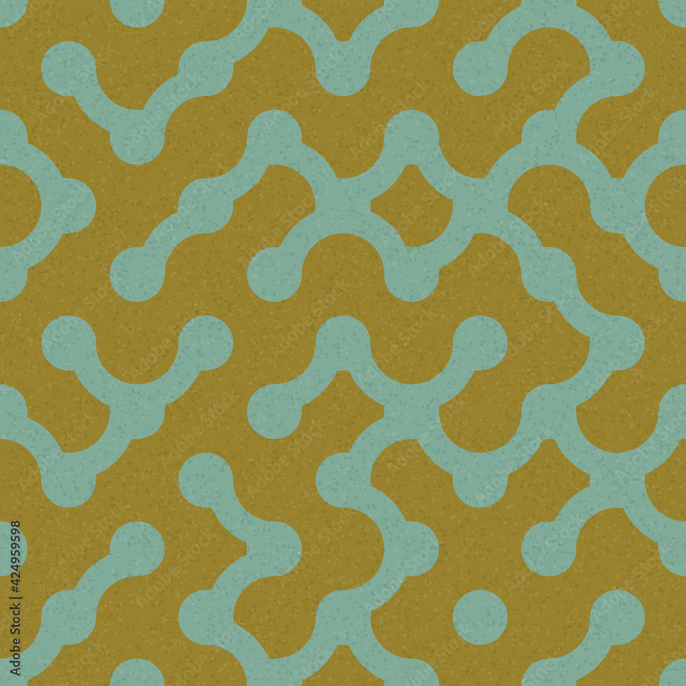 Fototapeta premium Abstract Geometric Pattern generative computational art illustration