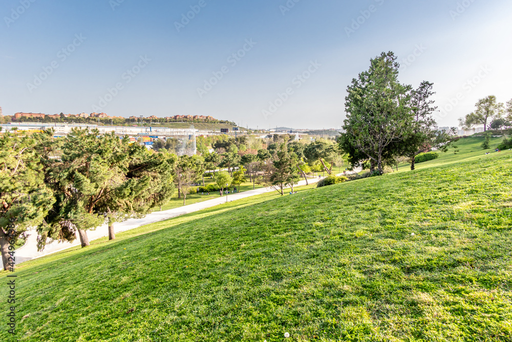 Madrid Enrique Tierno Galvan park, where the planetarium is located Madrid Enrique Tierno Galvan park, where the planetarium is located