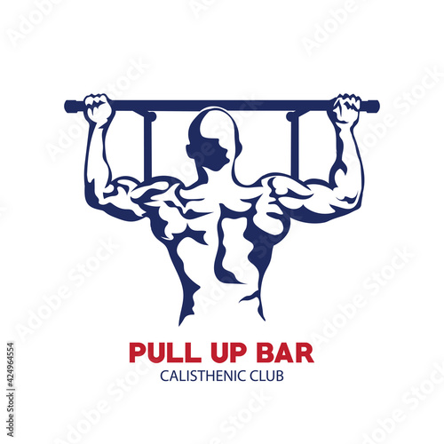 Calisthenic Work out sport vector illustration, perfect for Sport club, Fitness Club, and Gym logo