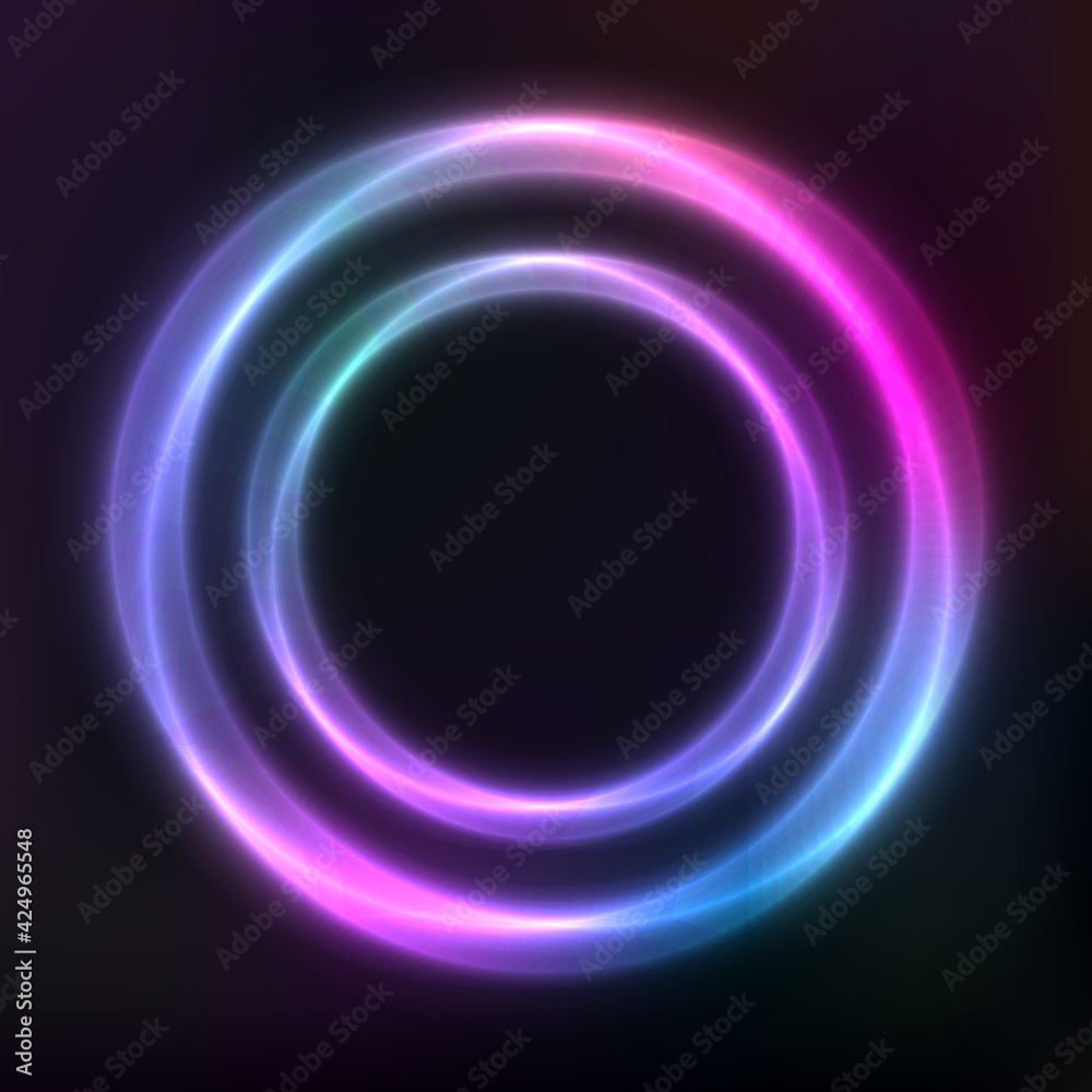 Vector background of neon geometric shapes, round frame, abstract background, wallpaper
Vector background of neon geometric shapes, round frame, abstract background, wallpaper