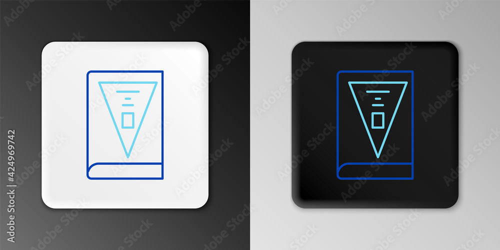 Line 26 November india constitution day icon isolated on grey background. Colorful outline concept. Vector Line 26 November india constitution day icon isolated on grey background. Colorful outline concept. Vector