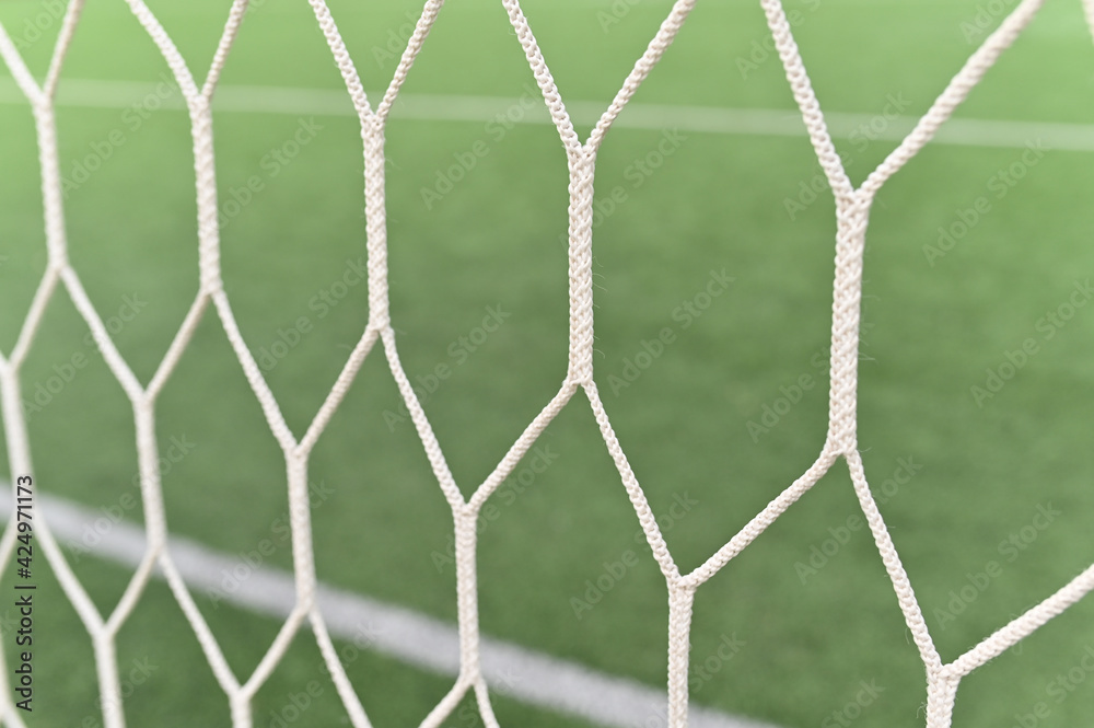 Fototapeta premium Soccer or football net background