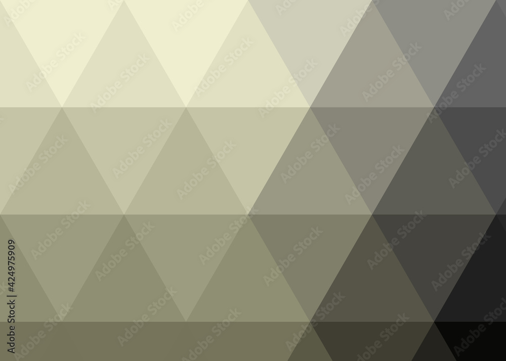 Abstract color Low-Polygones Generative Art background illustration