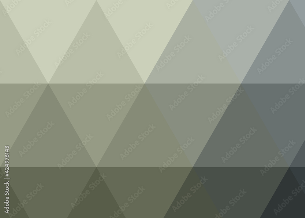 Fototapeta premium Abstract color Low-Polygones Generative Art background illustration