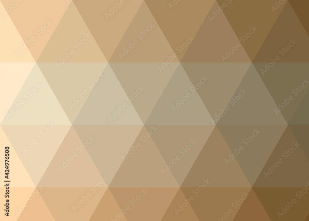 Abstract color Low-Polygones Generative Art background illustration