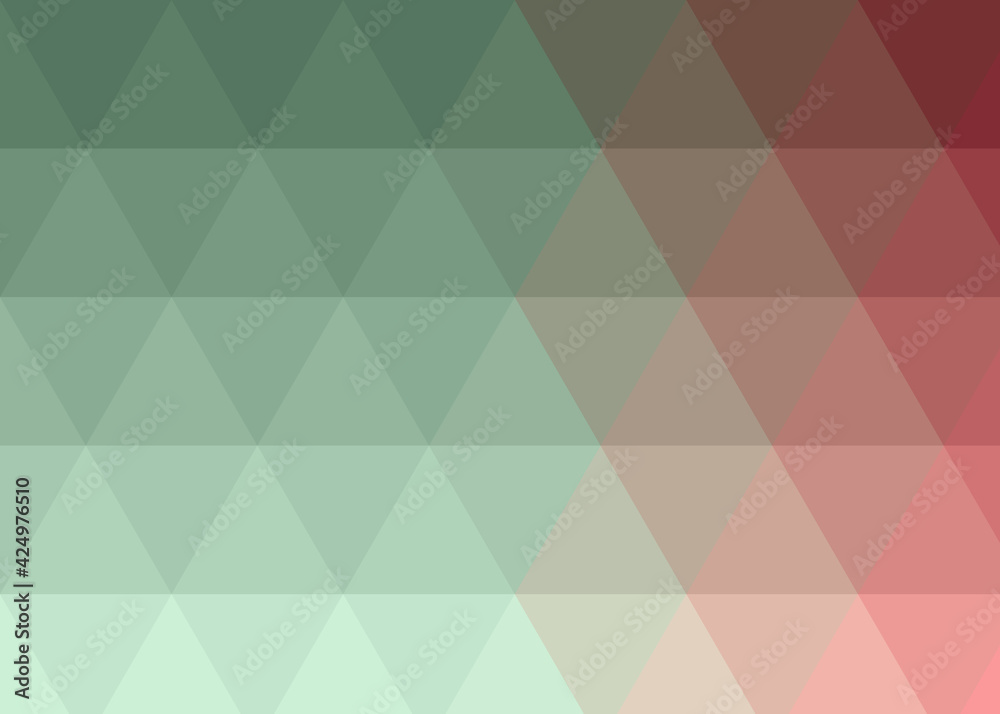 Abstract color Low-Polygones Generative Art background illustration