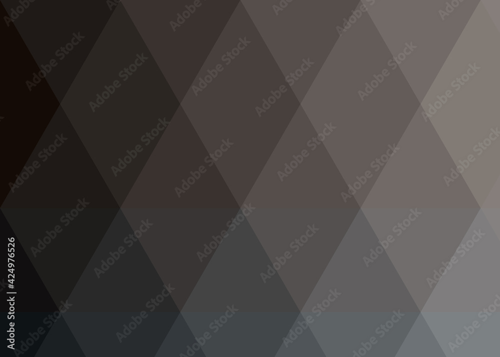 Fototapeta premium Abstract color Low-Polygones Generative Art background illustration