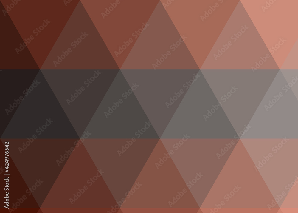 Fototapeta premium Abstract color Low-Polygones Generative Art background illustration