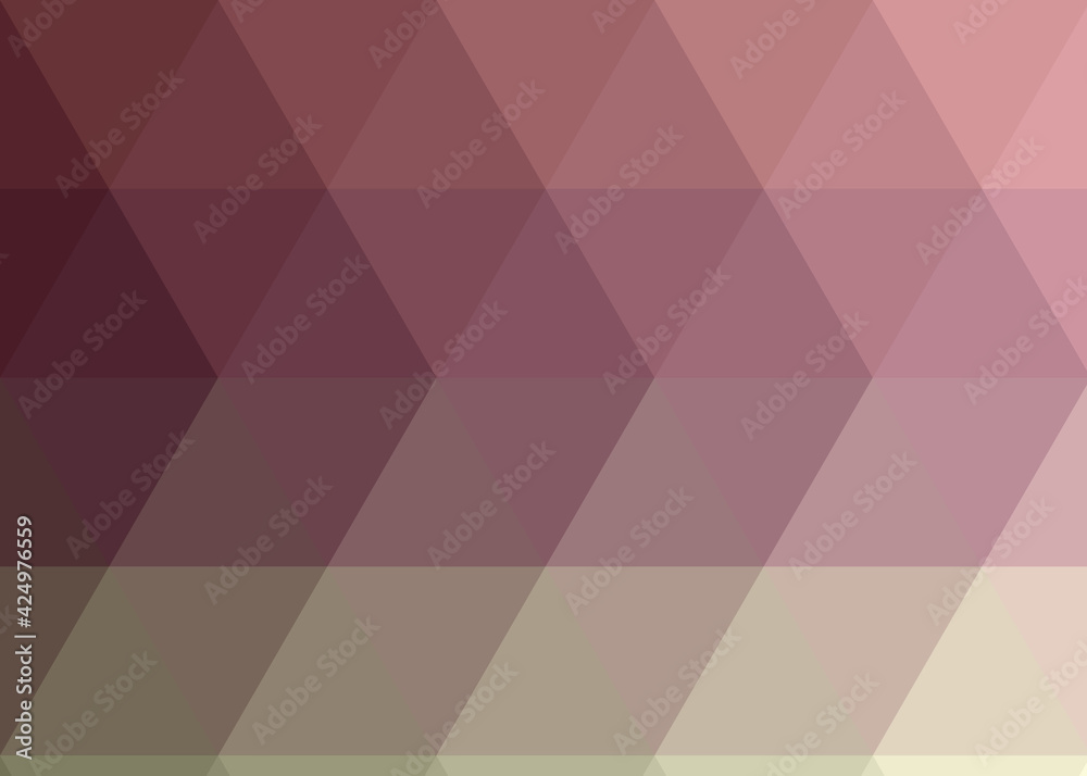 Fototapeta premium Abstract color Low-Polygones Generative Art background illustration