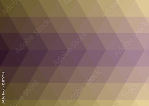 Abstract color Low-Polygones Generative Art background illustration