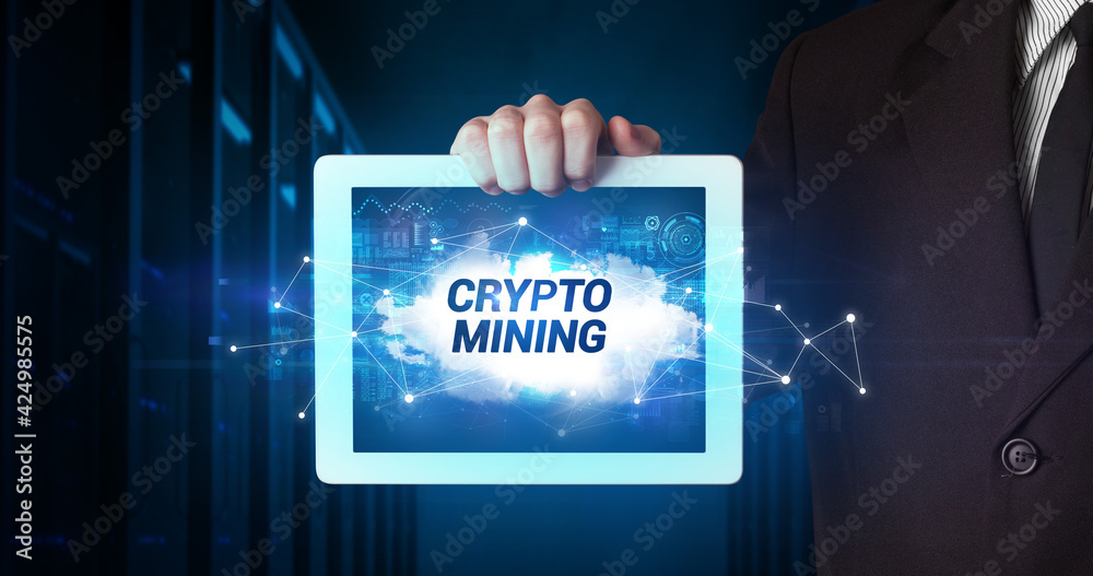 Person holding tablet, technology concept Person holding tablet, technology concept