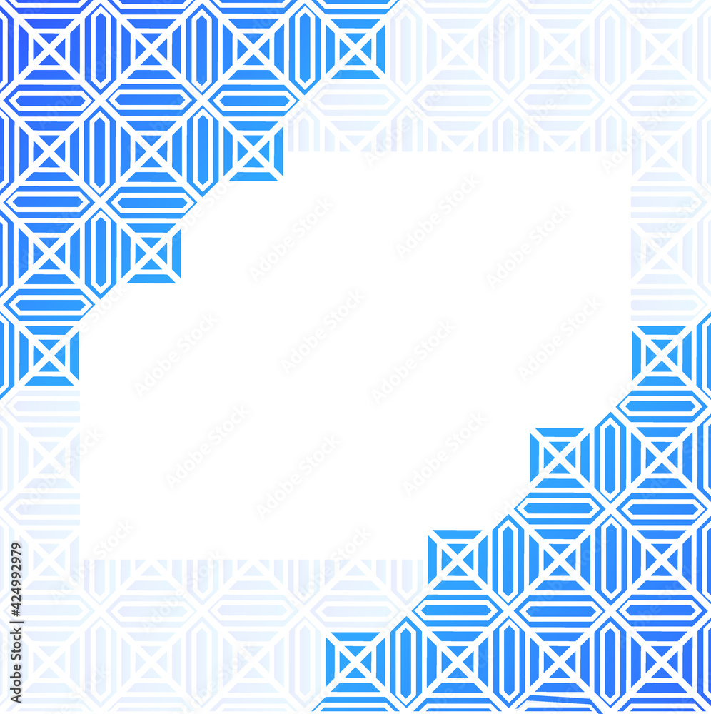 Abstract seamless pattern made with lines and shapes, copy space for text, blue background, design for wallpaper, background fills, card, banners Abstract seamless pattern made with lines and shapes, copy space for text, blue background, design for wallpaper, background fills, card, banners