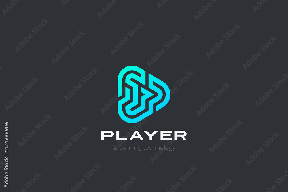 Play Music Audio Video Logo Digital Media technology design vector template. Play Music Audio Video Logo Digital Media technology design vector template.