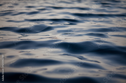 Gentle Ocean Waves at Night