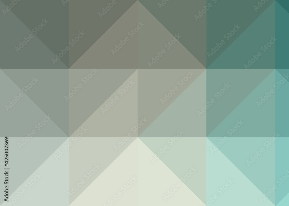 Obraz premium Abstract color Low-Polygones Generative Art background illustration