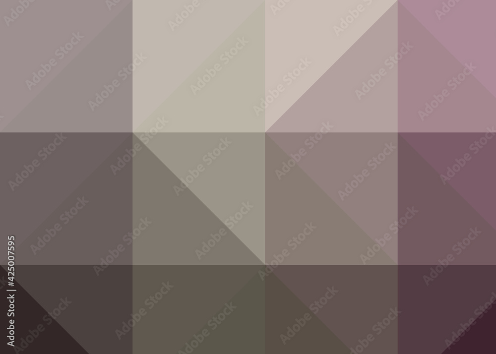 Fototapeta premium Abstract color Low-Polygones Generative Art background illustration