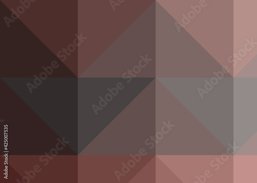 Abstract color Low-Polygones Generative Art background illustration