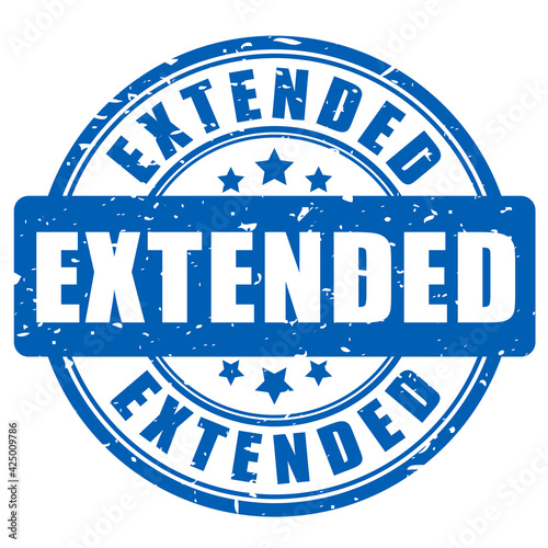 Extended ink stamp