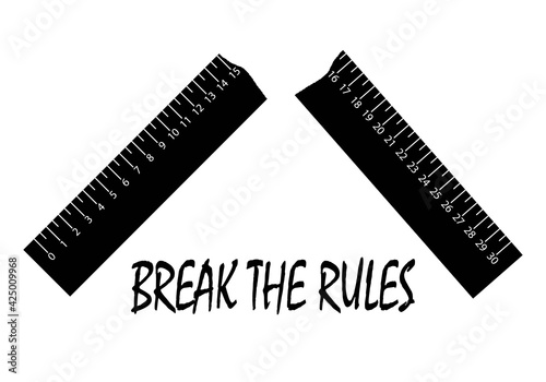 Rompe las reglas establecidas. Sé creativo
