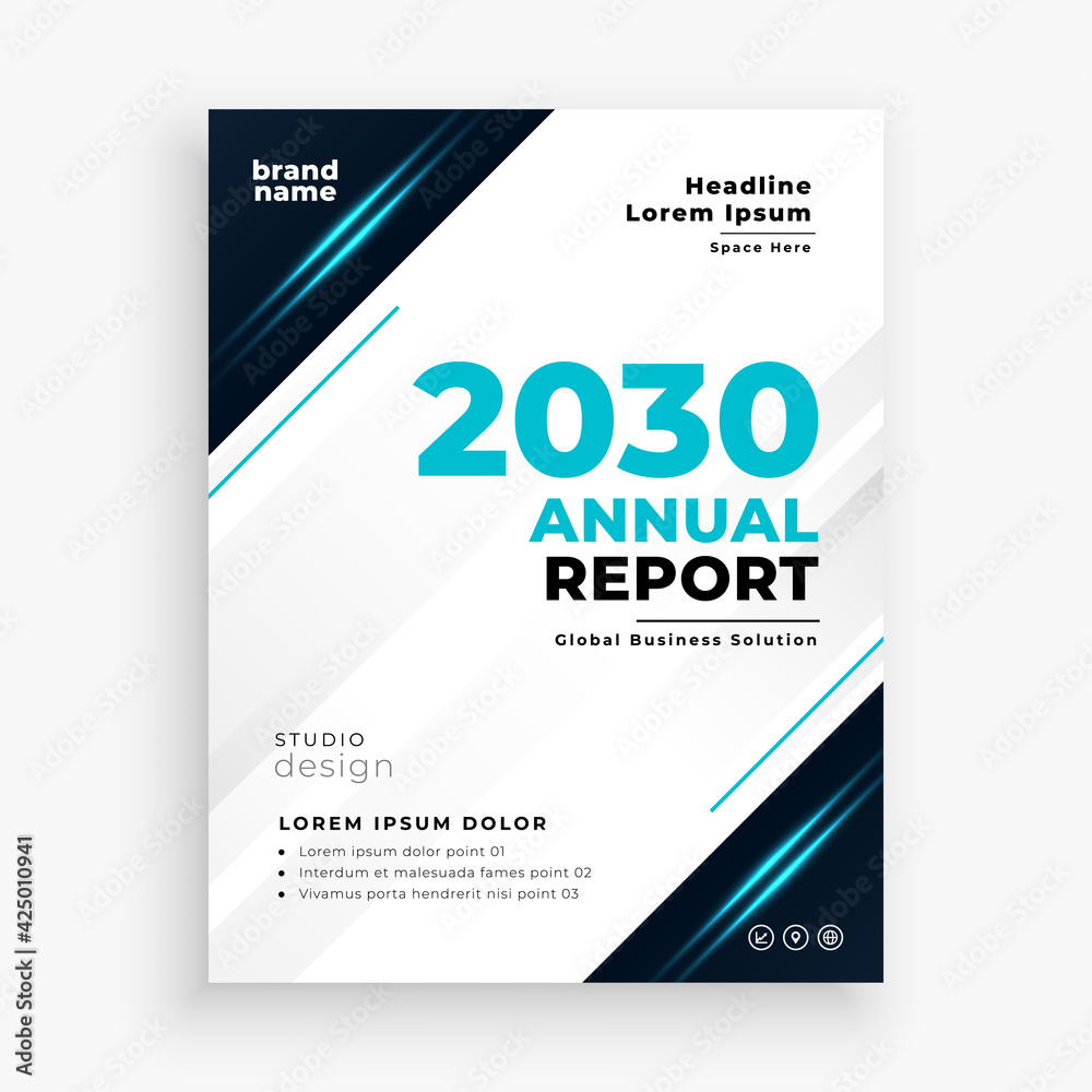modern business annual report flyer template design modern business annual report flyer template design