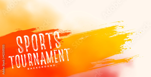 sports tournament background in abstract style