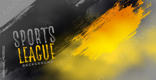 sports league abstract game banner design