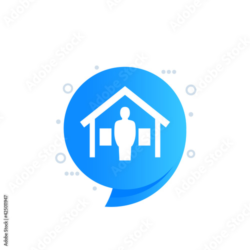 landlord, house owner vector icon