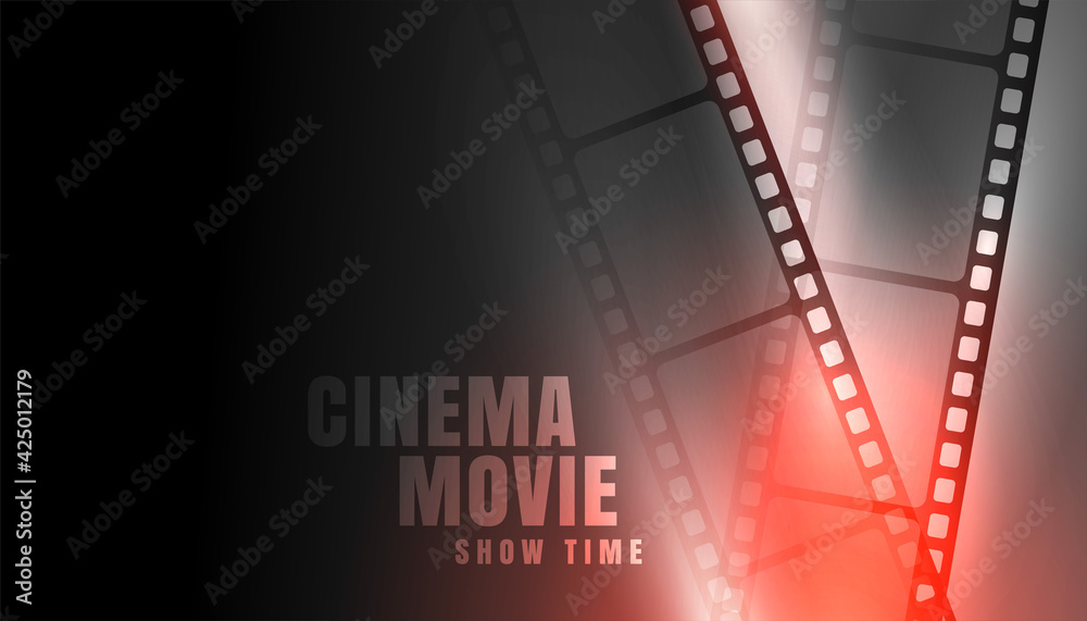 film strip cinema movie show time background