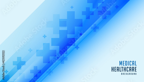 medical and healthcare blue background