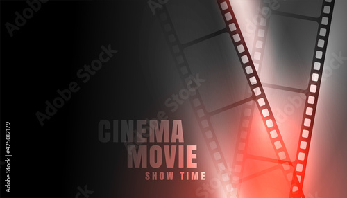 film strip cinema movie show time background