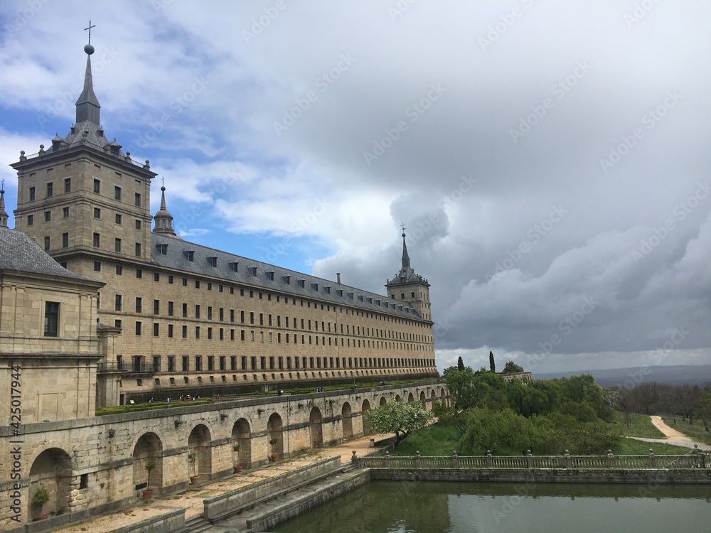 view of The Monastery os Saint Escorial in Spain