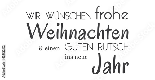 Frohe Weihnachten Schriftzug Texte Wolke, Kartentext