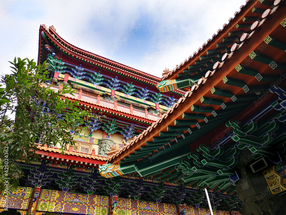 Traditional Chinese ancient architecture monastery