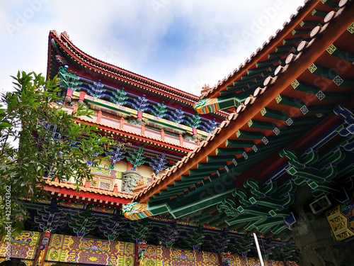 Traditional Chinese ancient architecture monastery