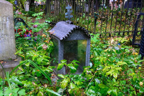 At the Old Believers' cemetery, Rzhev, Tver region, Russian Federation, September 19, 2020