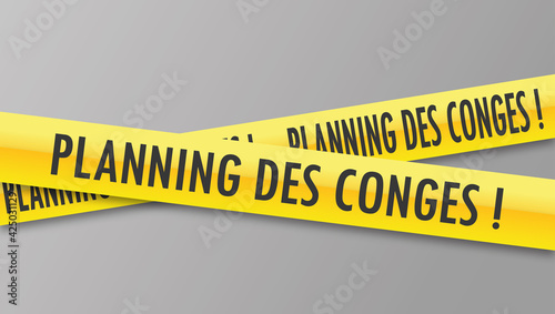 Logo planning des congés.
