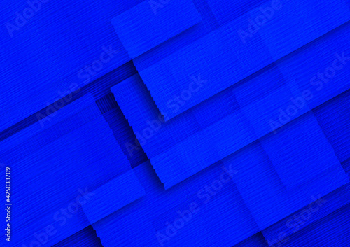 Abstract blue geometric shapes background