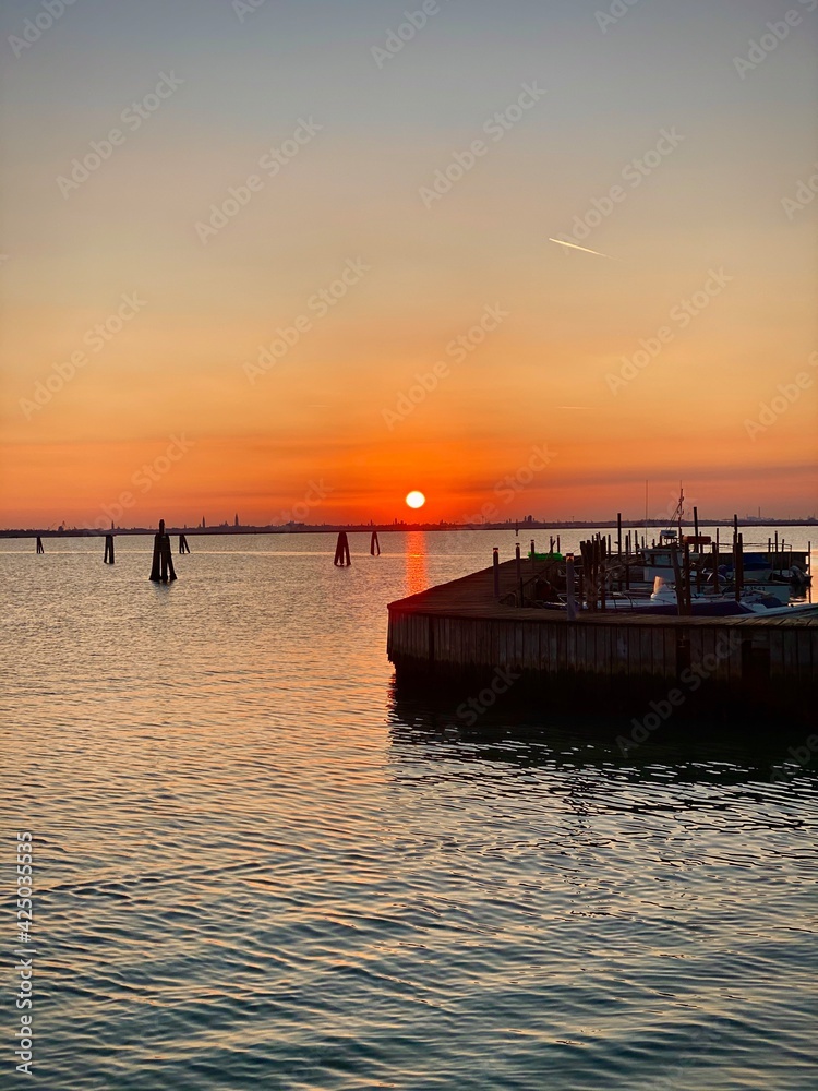 Atardecer en Venecia