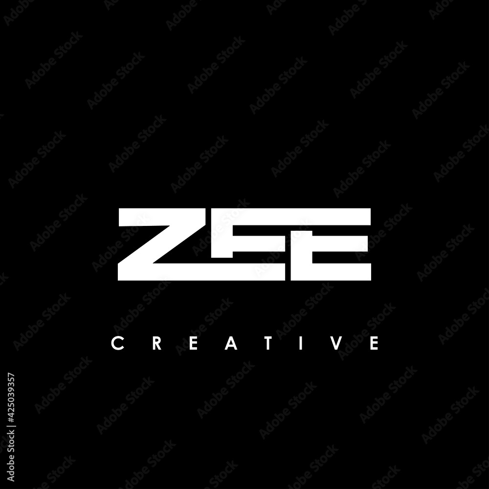 ZEE Letter Initial Logo Design Template Vector Illustration