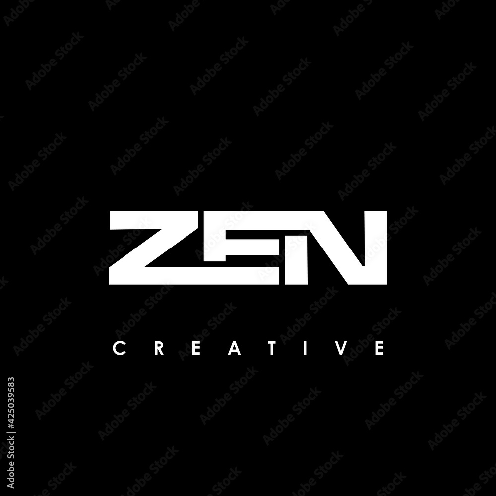 ZEN Letter Initial Logo Design Template Vector Illustration