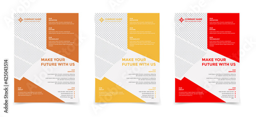 Real estate flyer template design, house for sale real realtor flyer, brochure, booklet, leaflet poster template in a4 style. 